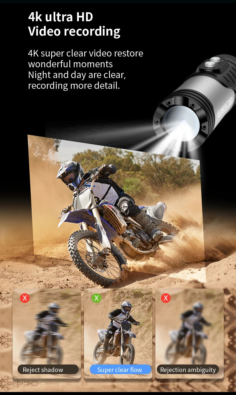 4K HD wifi remote Outdoor sports camera Electronic anti-shake waterproof recorder Video photo camera camera toys